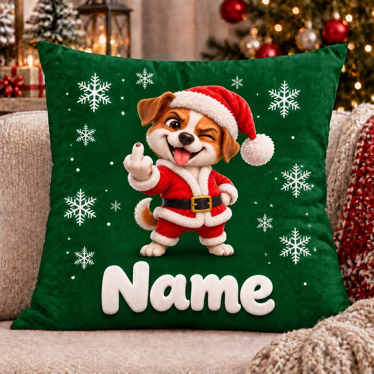 Funny Custom Christmas Character Pillow Covers (Insert Not Included)