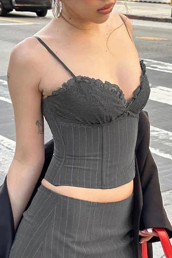 Slim Fit Waist-Defining Camisole Top