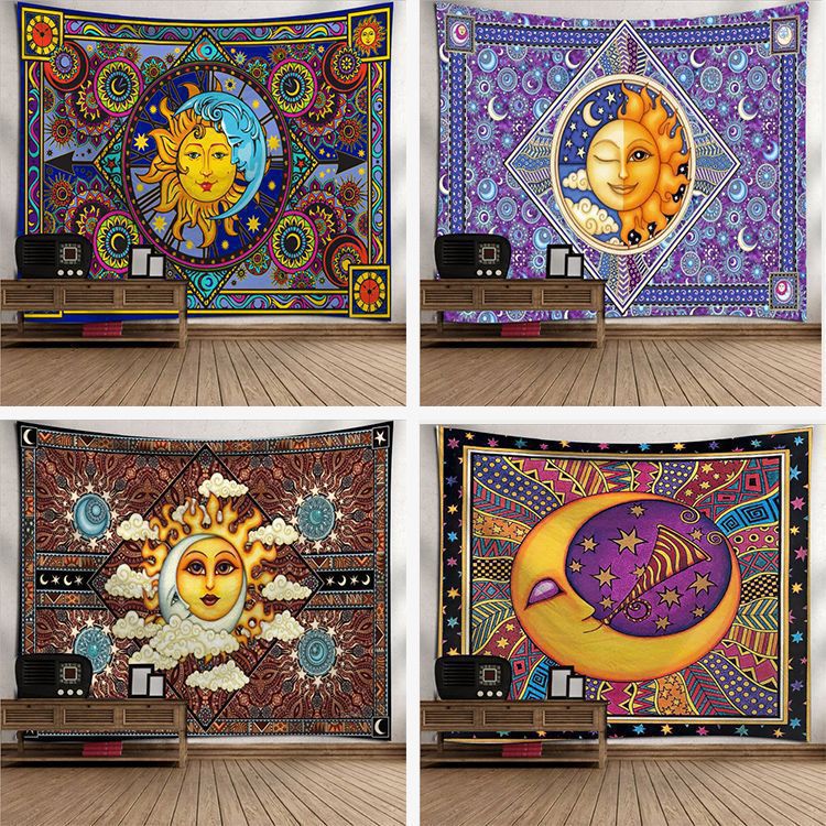Hippie home furnishing cloth tapestry beach towel window curtain