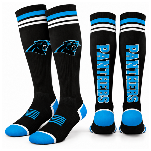 NFL Team Carolina Panthers Knee-High Socks