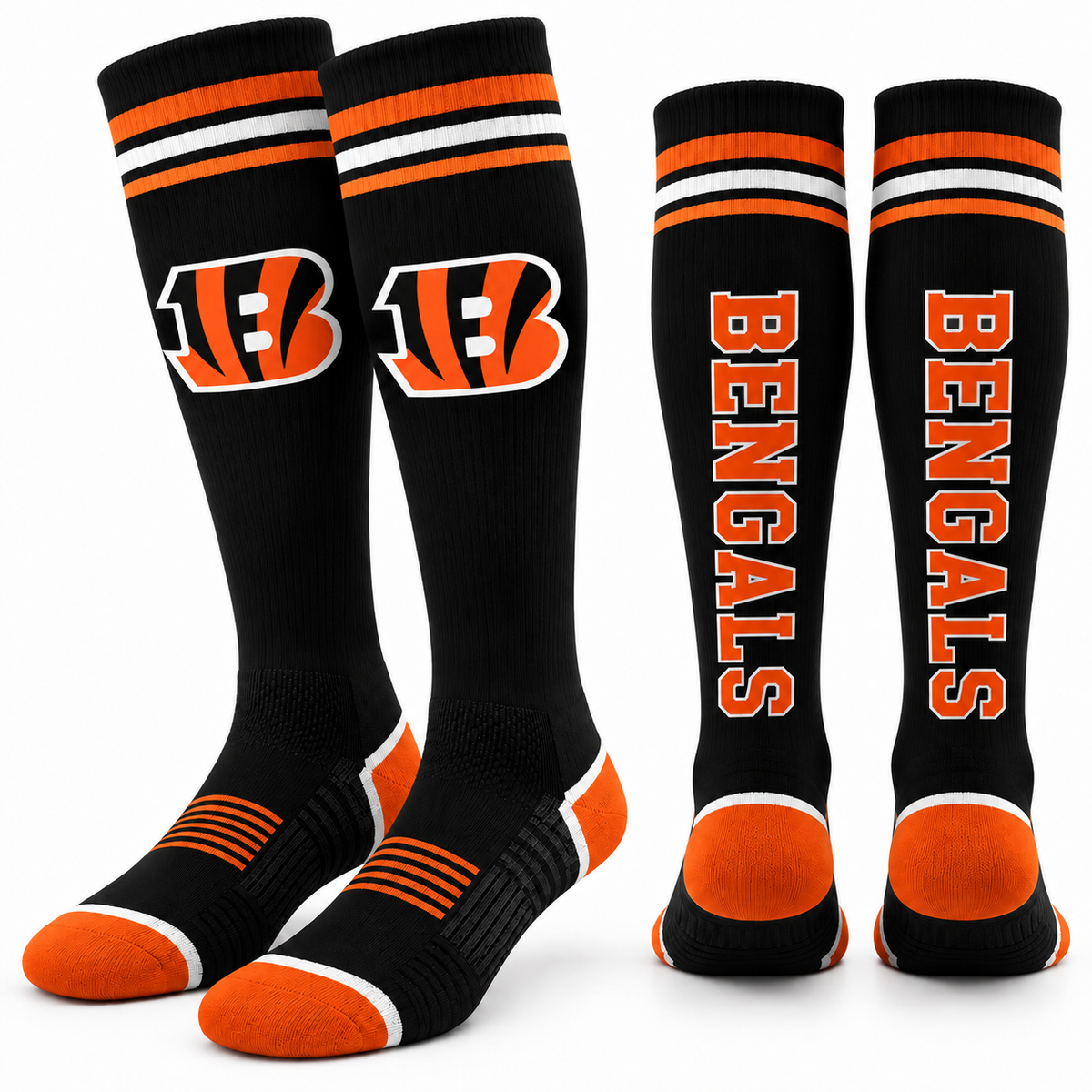 NFL Team Cincinnati Bengals Knee-High Socks