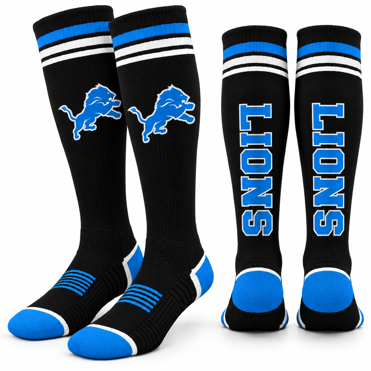 NFL Team Detroit Lions Knee-High Socks