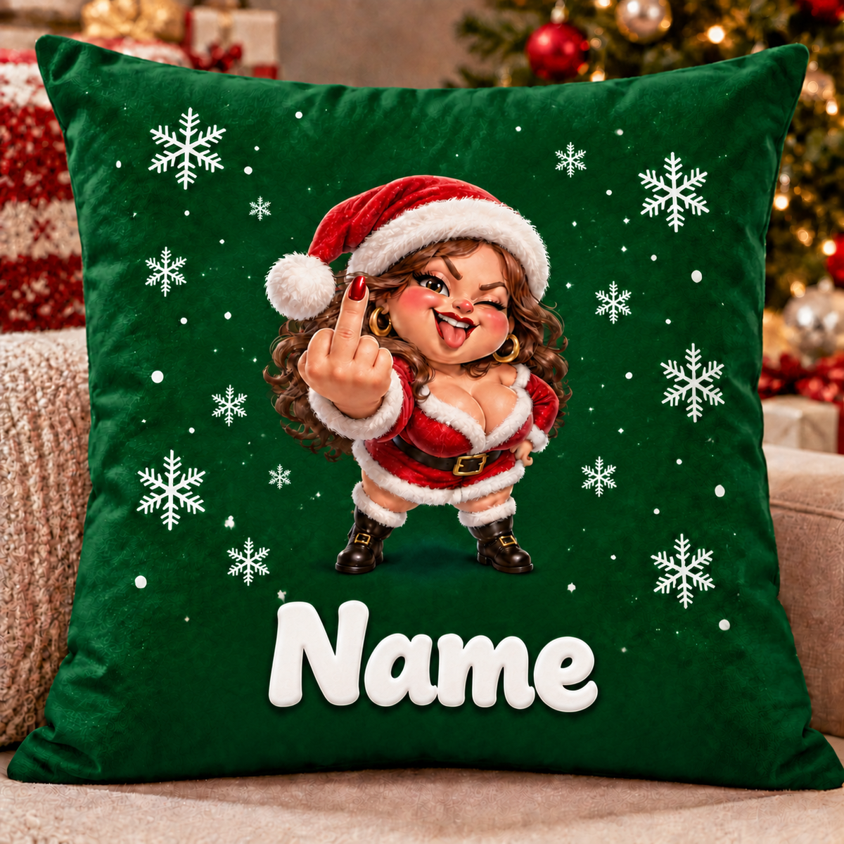Funny Custom Christmas Character Pillow Covers (Insert Not Included)