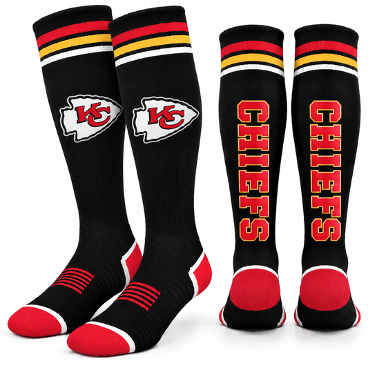 NFL Team Kansas City Chiefs Knee-High Socks