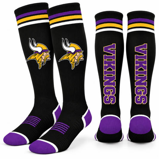 NFL Team Minnesota Vikings Knee-High Socks