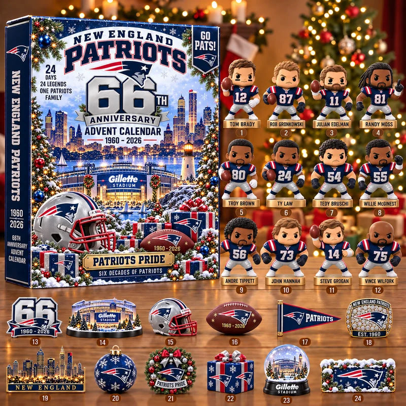 NFL 2026 Anniversary Football Teams Advent Calendar