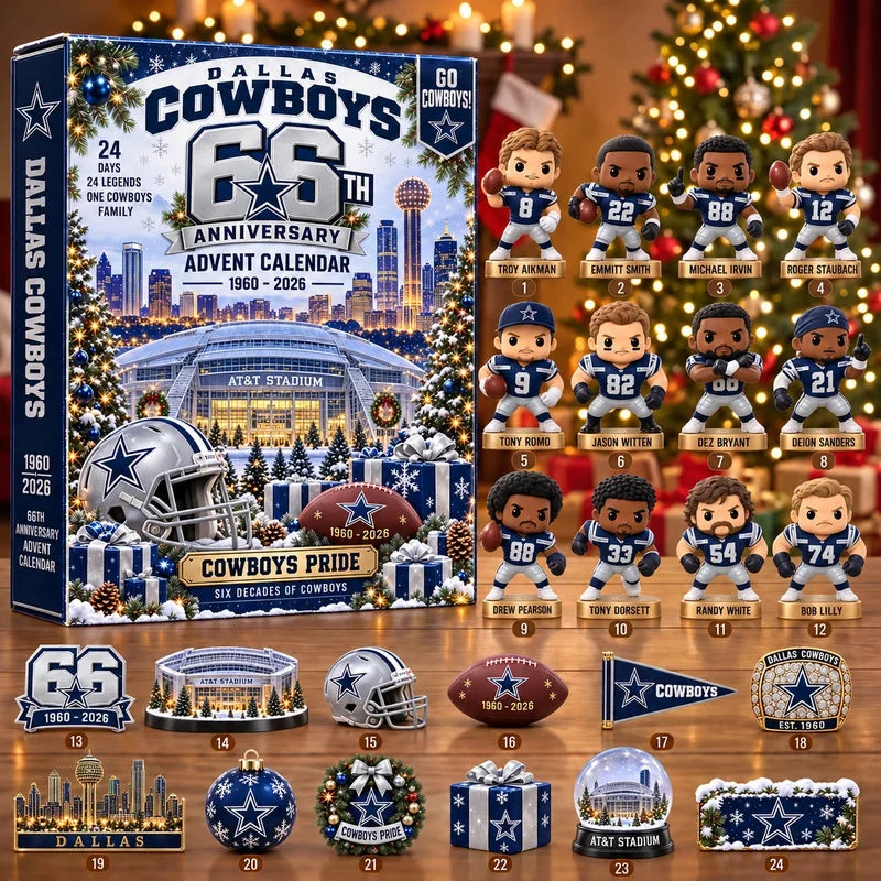 NFL 2026 Anniversary Football Teams Advent Calendar