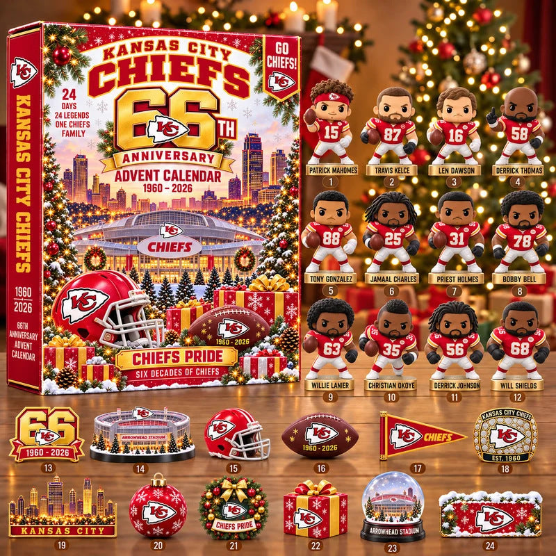 NFL 2026 Anniversary Football Teams Advent Calendar