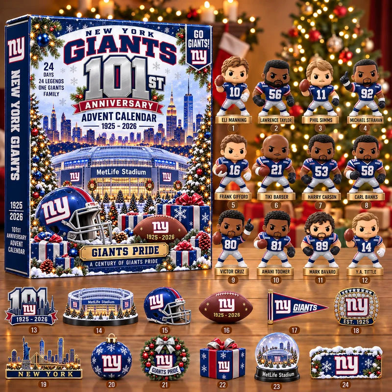NFL 2026 Anniversary Football Teams Advent Calendar