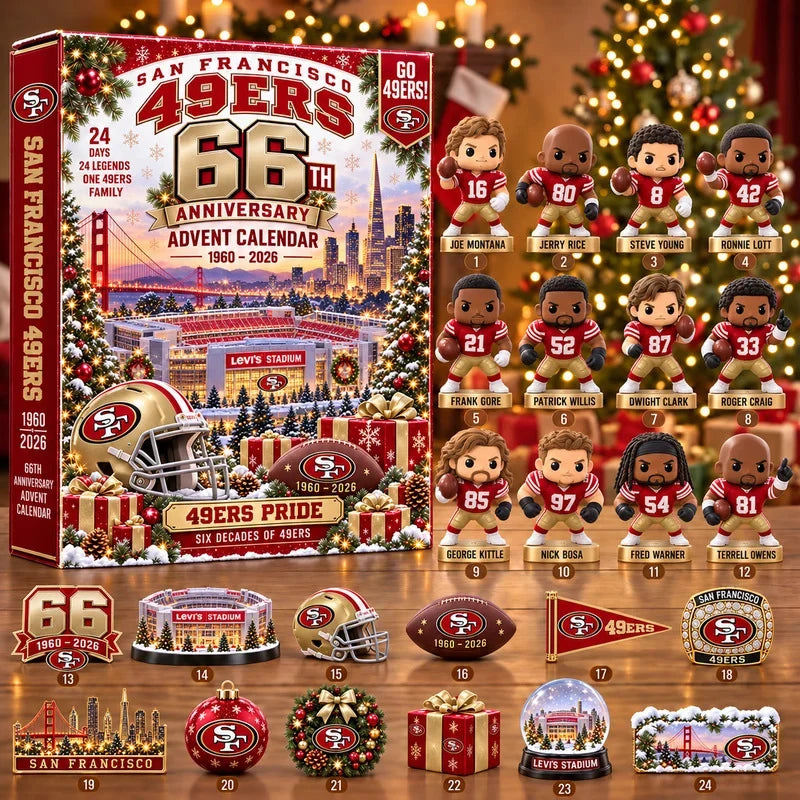 NFL 2026 Anniversary Football Teams Advent Calendar