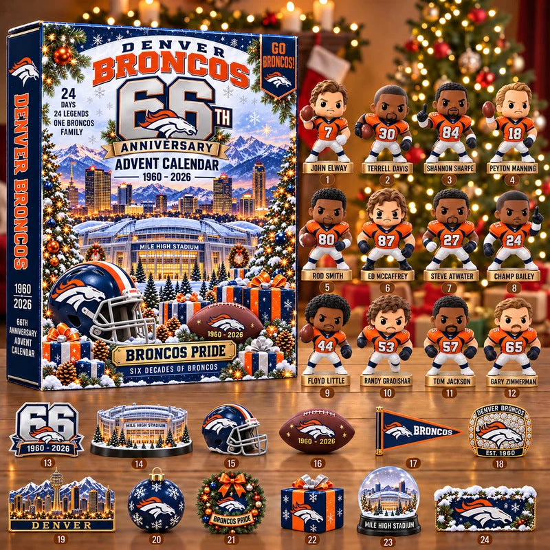NFL 2026 Anniversary Football Teams Advent Calendar
