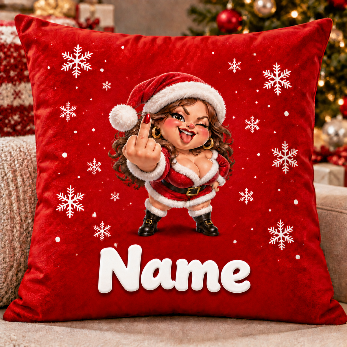 Funny Custom Christmas Character Pillow Covers (Insert Not Included)