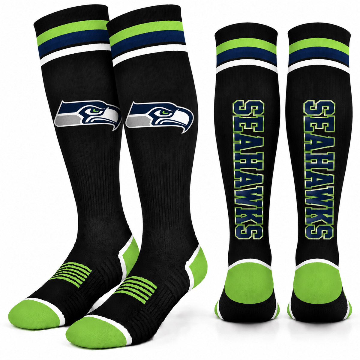 NFL Team Seattle Seahawks Knee-High Socks