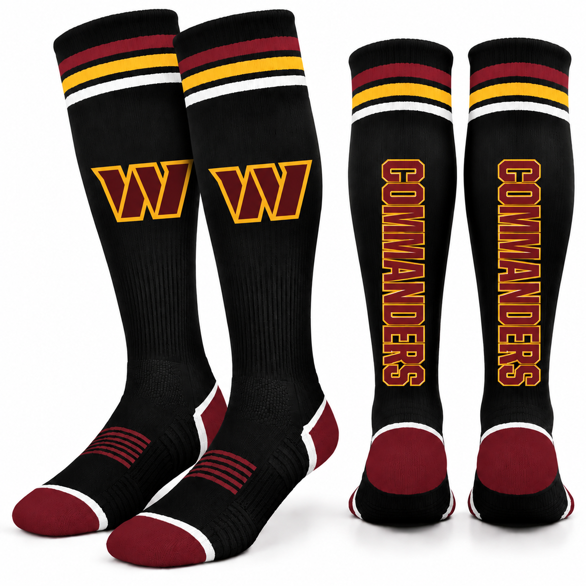 NFL Team Washington Commanders Knee-High Socks