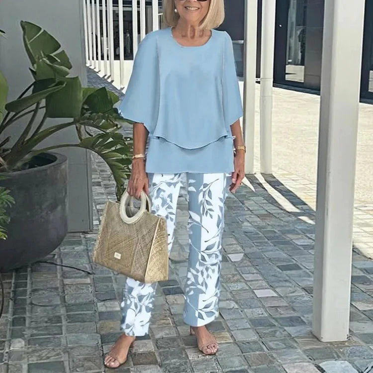 Monique | Trendy Printed Two-Piece Set